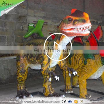 High quality Animatronic Dinosaur Walking Animals Kiddie Rides