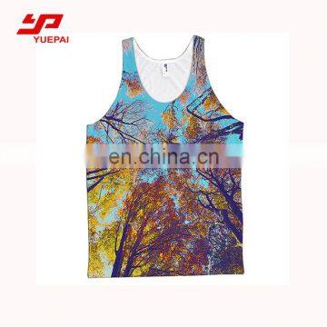 Men's gym tank top sports clothes gym singlets mens stringer tank top