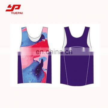 Custom Full Sublimated Running Singlet Run Shirt