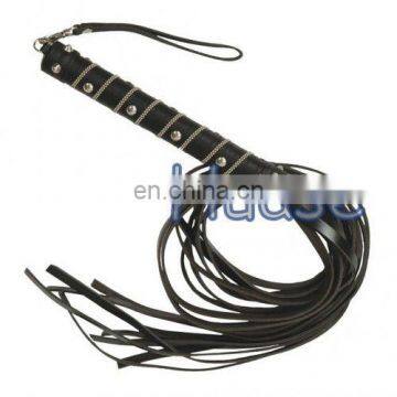 Metal chain handle flogger, party whip