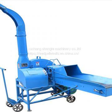 corn straw, rice straw chaff cutter machine for small poultry farm