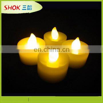 Party decoration flameless moving wick led candle