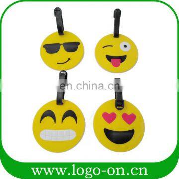 Emoji Travel Luggage Tags Soft Pvc Bag ID Tag