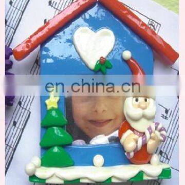 Fashional Style Cheap polymer clay christmas Photo frame