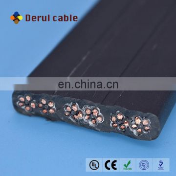 Elevator cable for CCTV camera flat lifting cable 30*0.75mm2 elevator control cable