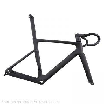 Wholesale Light T700+T800 AERO Disc Carbon Road Frame for Road Bicycles
