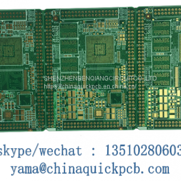Hasl & carbon printing 4 layer printed pcb circuit boards