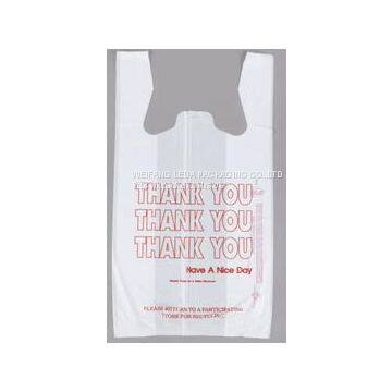 HDPE print t-shirt bag
