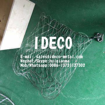 SS316 Drop Safe Wire Cable Nets for Falling Accident Prevention in Drilling Works