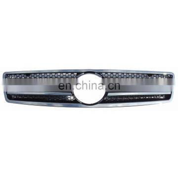 Front Black 2 Fin Grille Grill for Mercedes SL-Class W129 R129 SL Class 1990-02