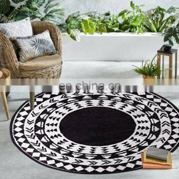 China Manufacture Mat Home Decorative Round Rug Plastic Round Carpet photo-5