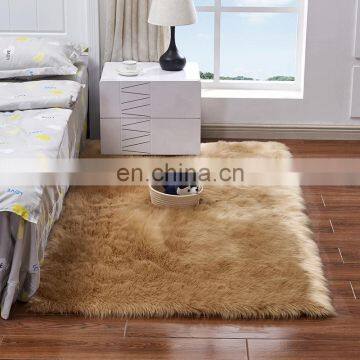 Custom Living Room Faux Fur Rug Rugs Carpets photo-3