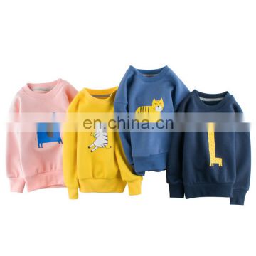 Printed Clothing Spring Sweater Fleece Male Baby Cartoon Long Sleeve Kids Children Crew Neck Pullover Sweatshirt