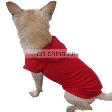 Personalized cotton pet dog hoodie blank shirt for wholesale