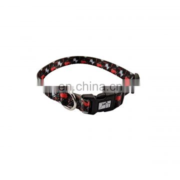 Cute decorative pattern dog collar can custom logo on the buckle factory price