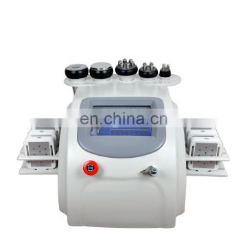 7 in 1 lipo laser radio frequency vacuum cavitation machine for eye, face and body