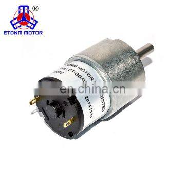 ET-SGM37E Series 330rpm 37mm Gear Motor 6v 6v Geared Motor Mini Electric Gear Motor photo-7