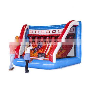 China Fun Inflatable Basketball Game Hoop Shooting Bouncer For Sale