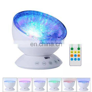 DDP Shipping Wholesale Star Projector Music Player Decorative Galaxy Ocean Wave Starry Sky Kids Projector Light photo-5