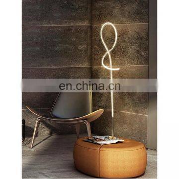 New products 2019 floor lamp modern Acrylic,Metal+silica led floor lamp