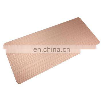 OEM Interior Wall Paneling Decorative Standard Silver Brushed Aluminum Composite Panel acp Sheet