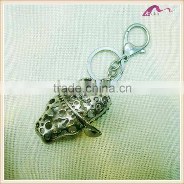 Fashion Crystal Skull Mask Keychain Ring Wholesale photo-2