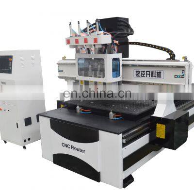 New Model Professional 1530 4.5kw Multi-Spindle Four Spindles CNC Wood Router For Home Furniture