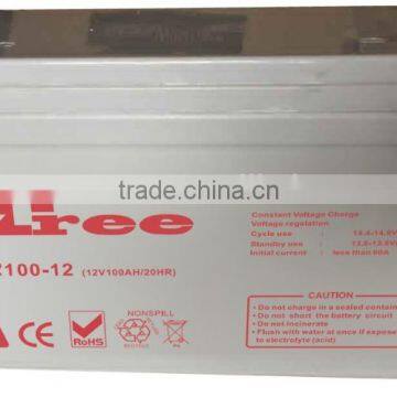 Maintenance Free FM Lead Acid Battery 12v 100ah Deep Cycle 24v Battery photo-2