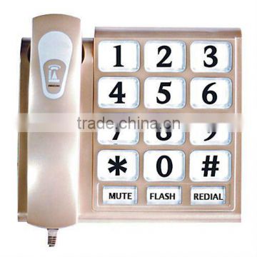 Desk Phone large button corded line telephone