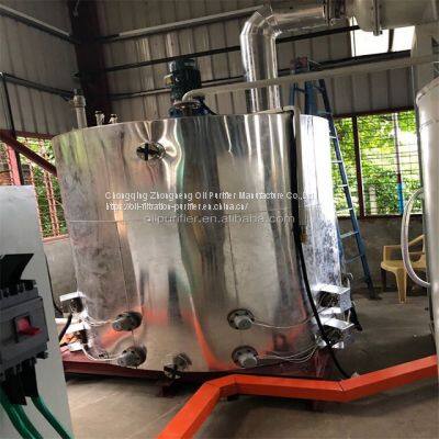 ZHONGNENG Waste Lube Oil Distillation System Plant/Base Oil Making Machine/Black Dirty Engine Oil Recycling System Machine photo-3