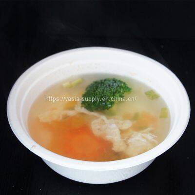 Disposable Biodegradable ODM White sugar cane soup bowls-bagasse 500ml soup bowls-biodegradable dishes, soup bowls, pasta plates, serving bowls