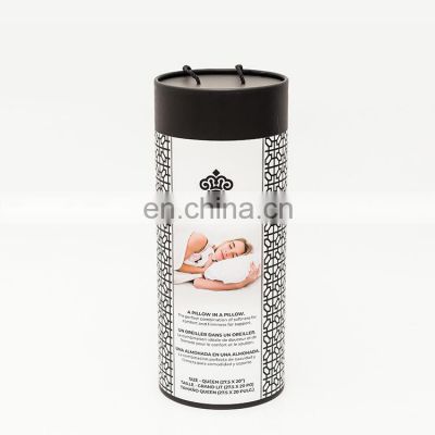 Bio-friendly Cylinder Paper Tube with String Custom Round Cardboard Tube Recyclable Pillow Packaging