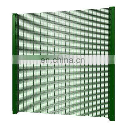 Durable green galvanized high security anti-climb anti-cut 358 security fence system