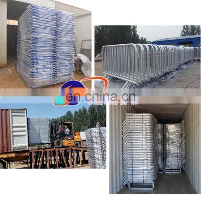 Red White Coated Crowd Control Barrier Temporary Fence Municipal Isolation Road Mobile Guardrail Low Price photo-5