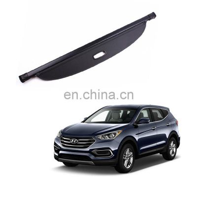 Waterproof Rear Trunk Security Shielding Shade Retractable Cargo Cover For Hyundai Santa Fe Sport 5 Seats 2016 2017 Accessories