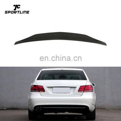 Carbon Fiber W212 Ducktail Spoiler for Mercedes Benz E200 E350 E400 E500 E63 AMG 10-15