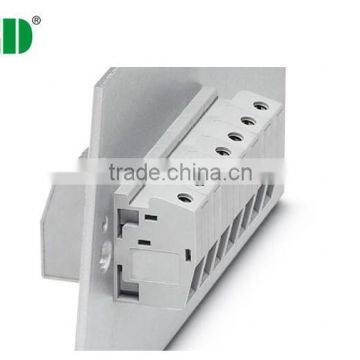 Pitch 10.10mm Bulkhead connector 300V 65A High Current Through Panel Terminal Block