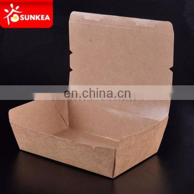 Disposable custom design eco friendly paper wet food packaging