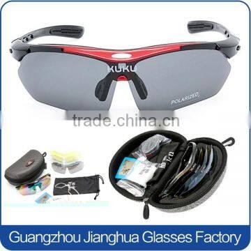 Outdoor sports polarized cycling sunglasses anti UV400 eye protective sun glasses in stock