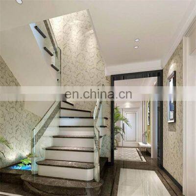 Modern Floating Staircase Marble Step circle Stairs spiral staircase