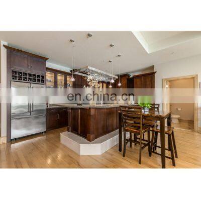 Modern Design u Shaped Carved Wood European Complete Units Set photo-3