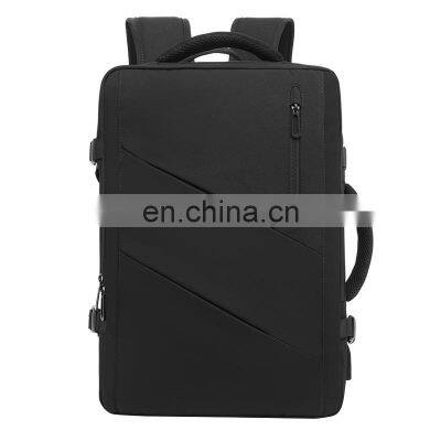 High Quality Anti-theft Design Men Business Waterproof Laptop backpack Extensible business backpack  for wholesale