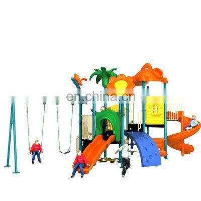 Newly Plastic Children Outdoor Playground Outdoor Swing And Slide Set