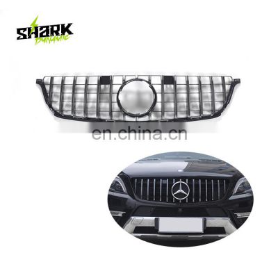 For Mercedes Benz W166 chrome/gloss black Ml-Class 2012-2014 W166 GT Front Grille