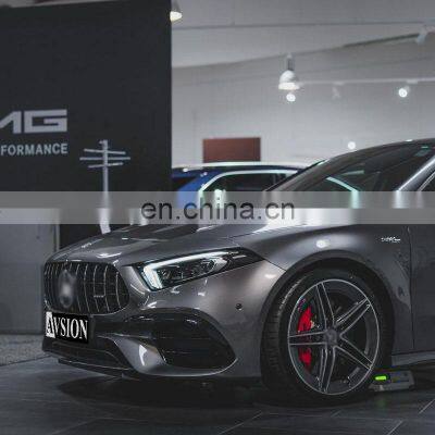 Automotive Accessories Include Front/rear Bumper Assembly Tail Lip/exhaust for Mercedes Benz A-class W177 Upgrade to A45 Model