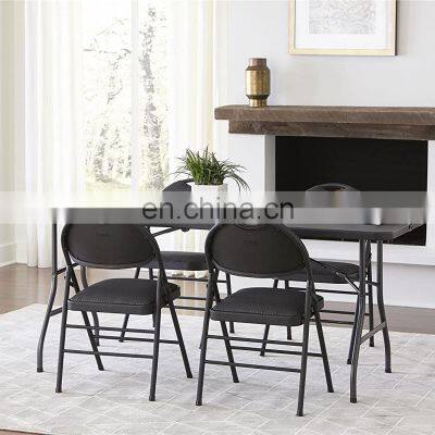 4ft Outdoor Furniture Folding Table Picnic Kitchen Rectangle Plastic Vynyl Tables Portable Plastic Folding Tables photo-3