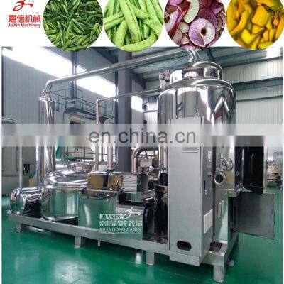 Energy saving fruit and vegetable crispy  chips vacuum frying machine