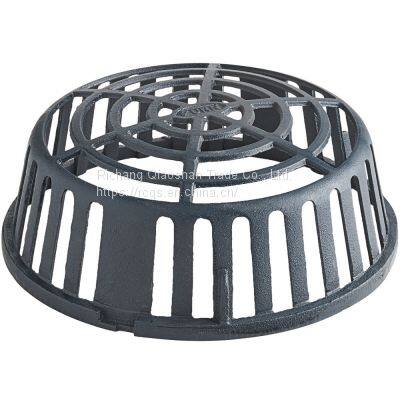 Large Sump 15 Inches Cast Iron Roof Drain With 6 Inch No-Hub Outlet for Roof Drainage photo-2