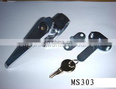 MS303 ZDC Chrome Plated Zinc Alloy Cabinet Handle Locks photo-4