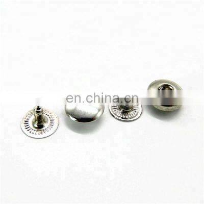 Nickle Free 8mm Copper Snap Button Push Button For Clothes